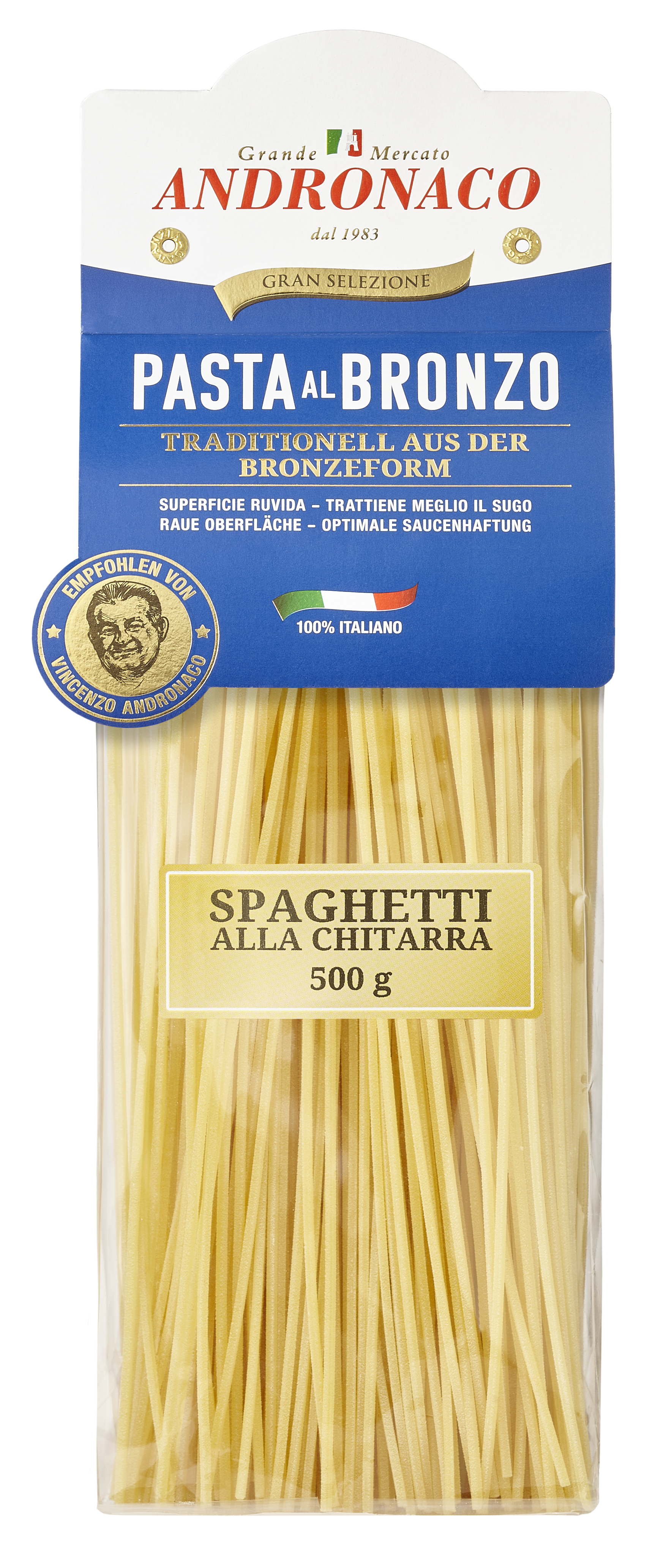 (6,38 €/kg) ANDRONACO Pasta al Bronzo Spaghetti alla Chitarra 500 g