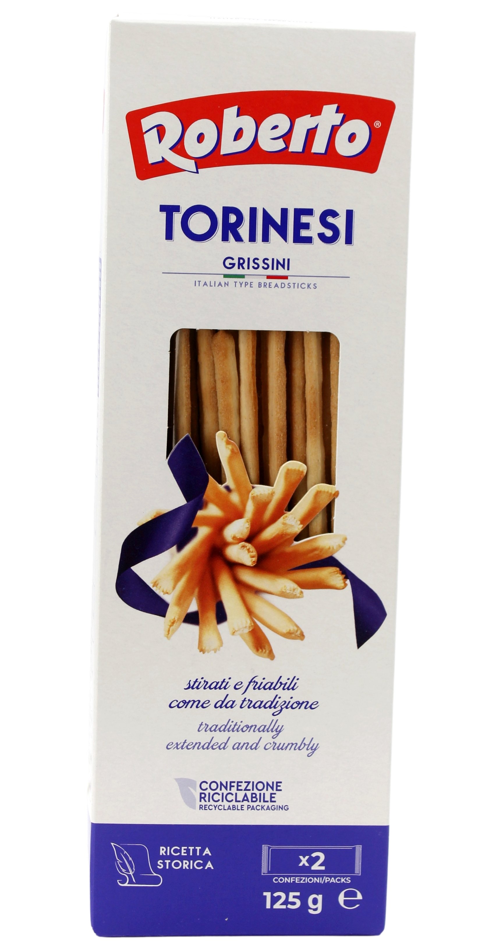 Roberto, Grissini Torinesi 125 g, Brot & Knabbern, 0,125 kg