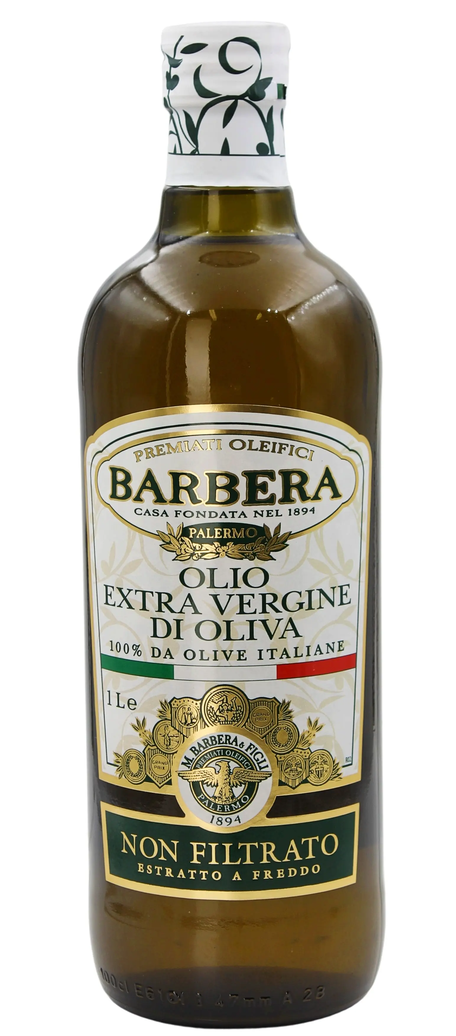 Olio Extra Vergine di Oliva Non Filtrato 1000 ml Olio Extra Vergine di Oliva Non Filtrato 1000 ml