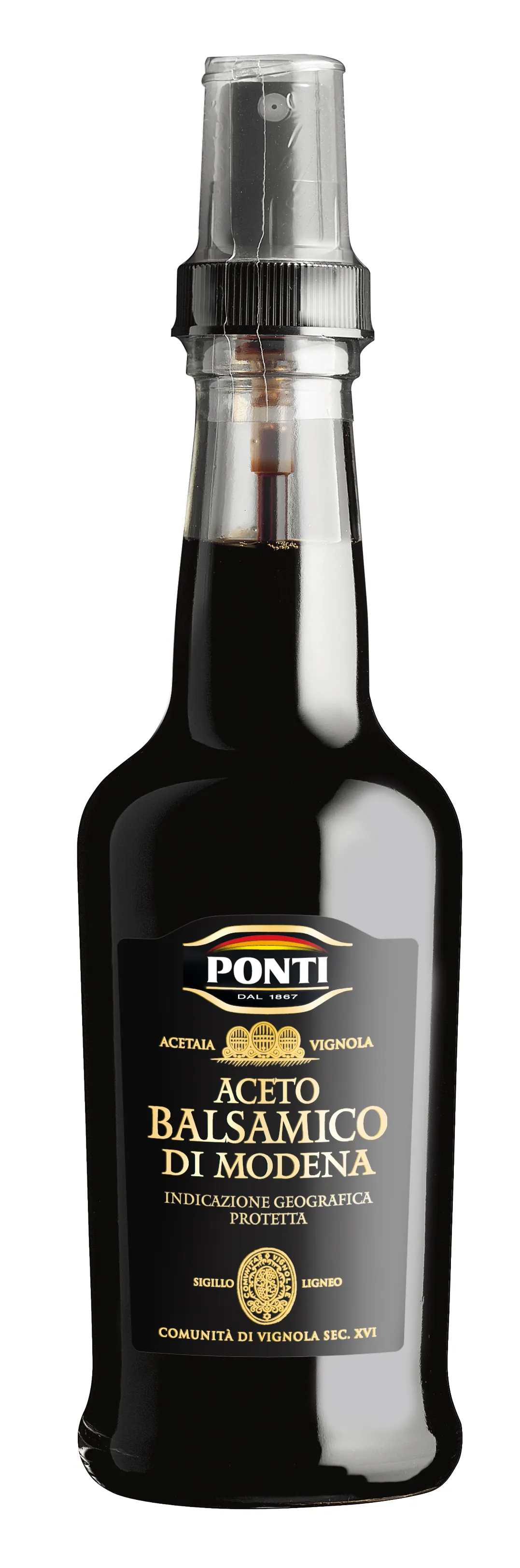 Ponti, Aceto Balsamico di Modena IGP 12 Mesi Spray, Balsamico & Essig, 0,25 l
