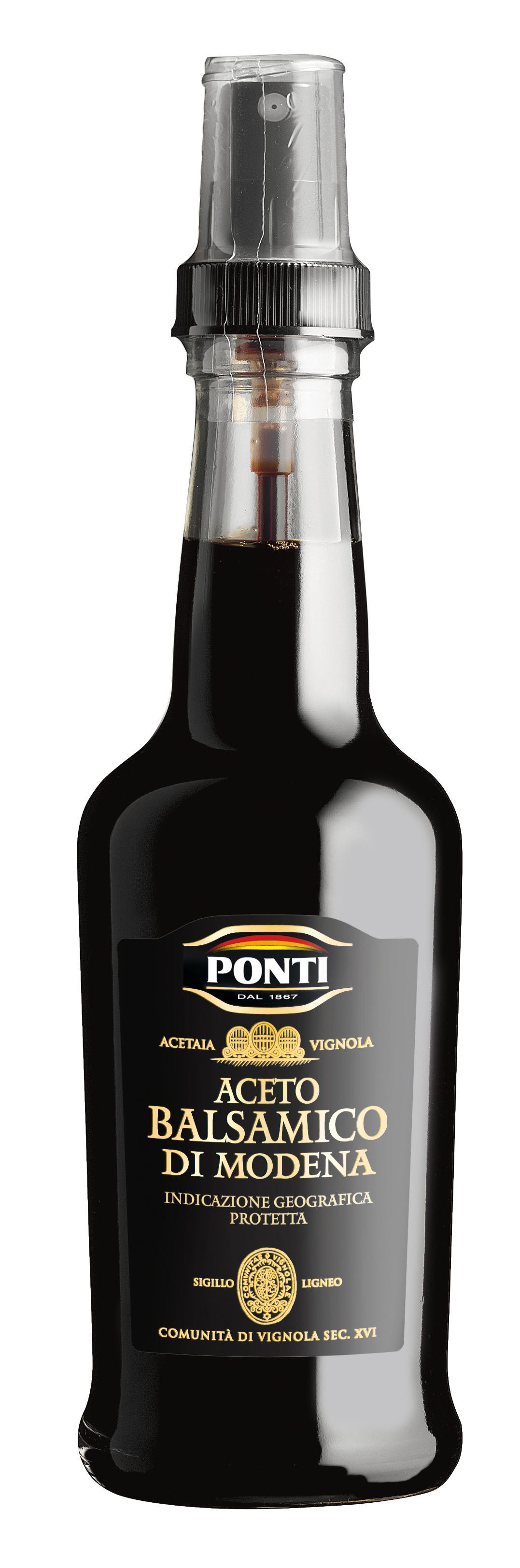 Ponti, Aceto Balsamico di Modena IGP 12 Mesi Spray, Balsamico & Essig, 0,25 l