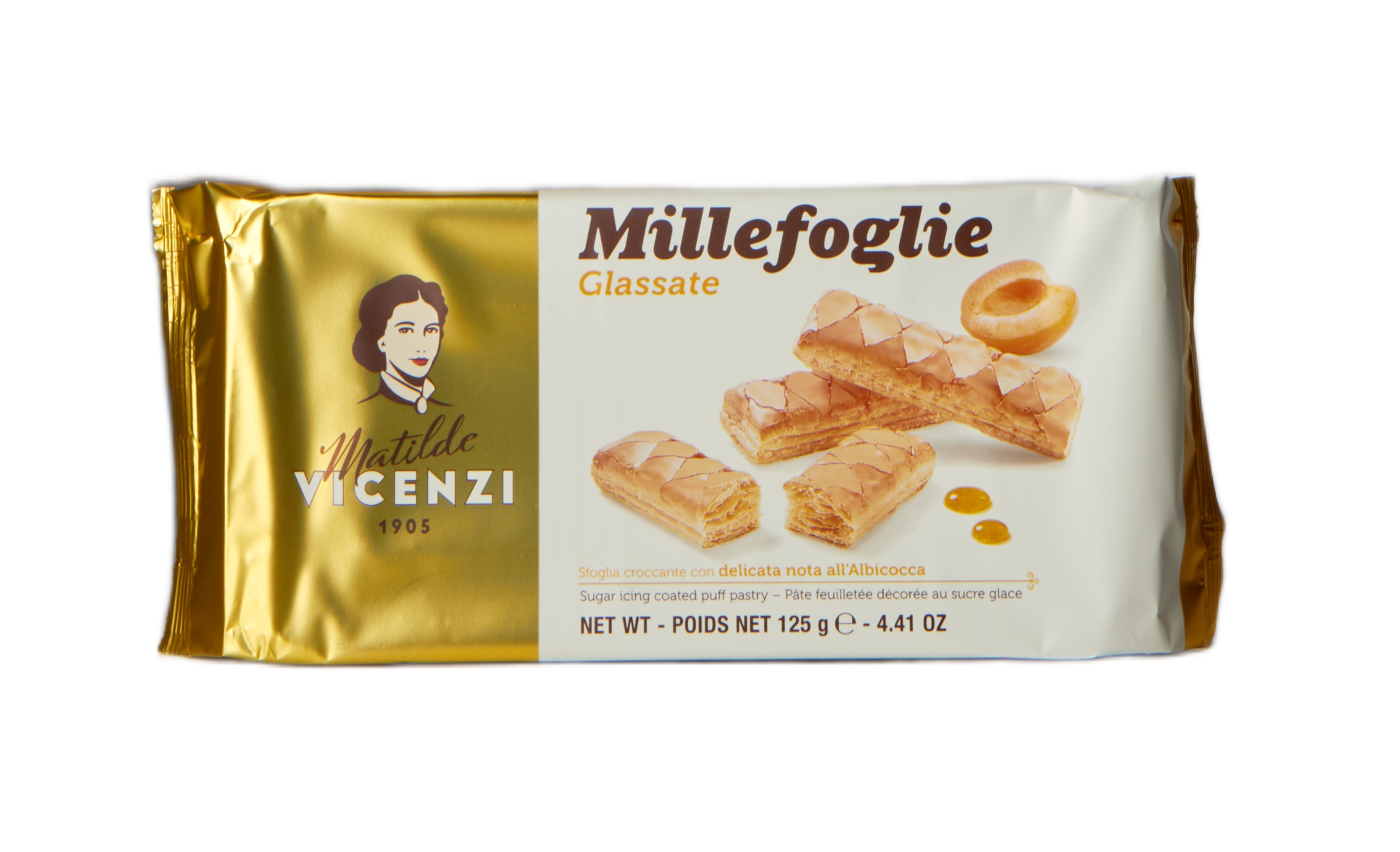 (17,52 €/kg) Matilde Vicenzi Sfoglie Glassate con Zucchero 125 g