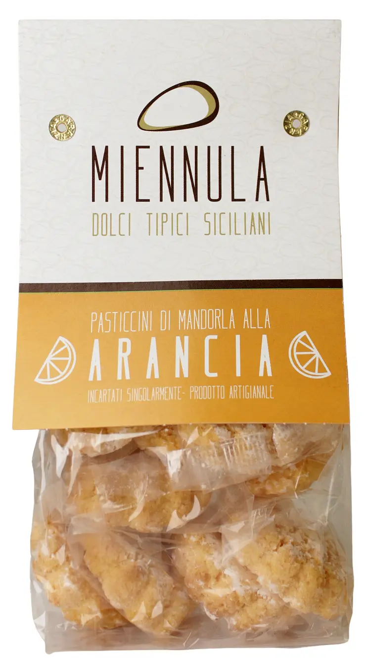 Pasticcini di Mandorla alla Arancia 200 g Pasticcini di Mandorla alla Arancia 200 g
