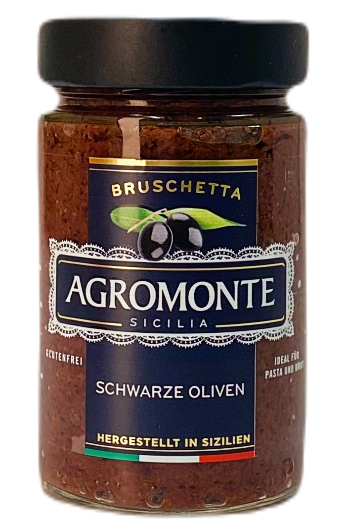 (22,45 €/kg) Agromonte Bruschetta Olive Nere 200 g