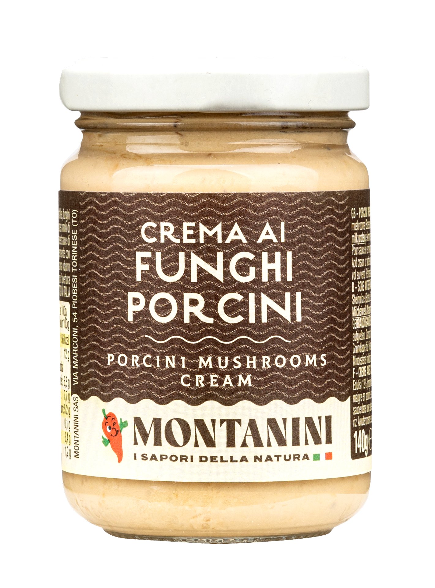 Montanini, Crema ai Funghi Porcini, Saucen & Pesto, 0,14 kg
