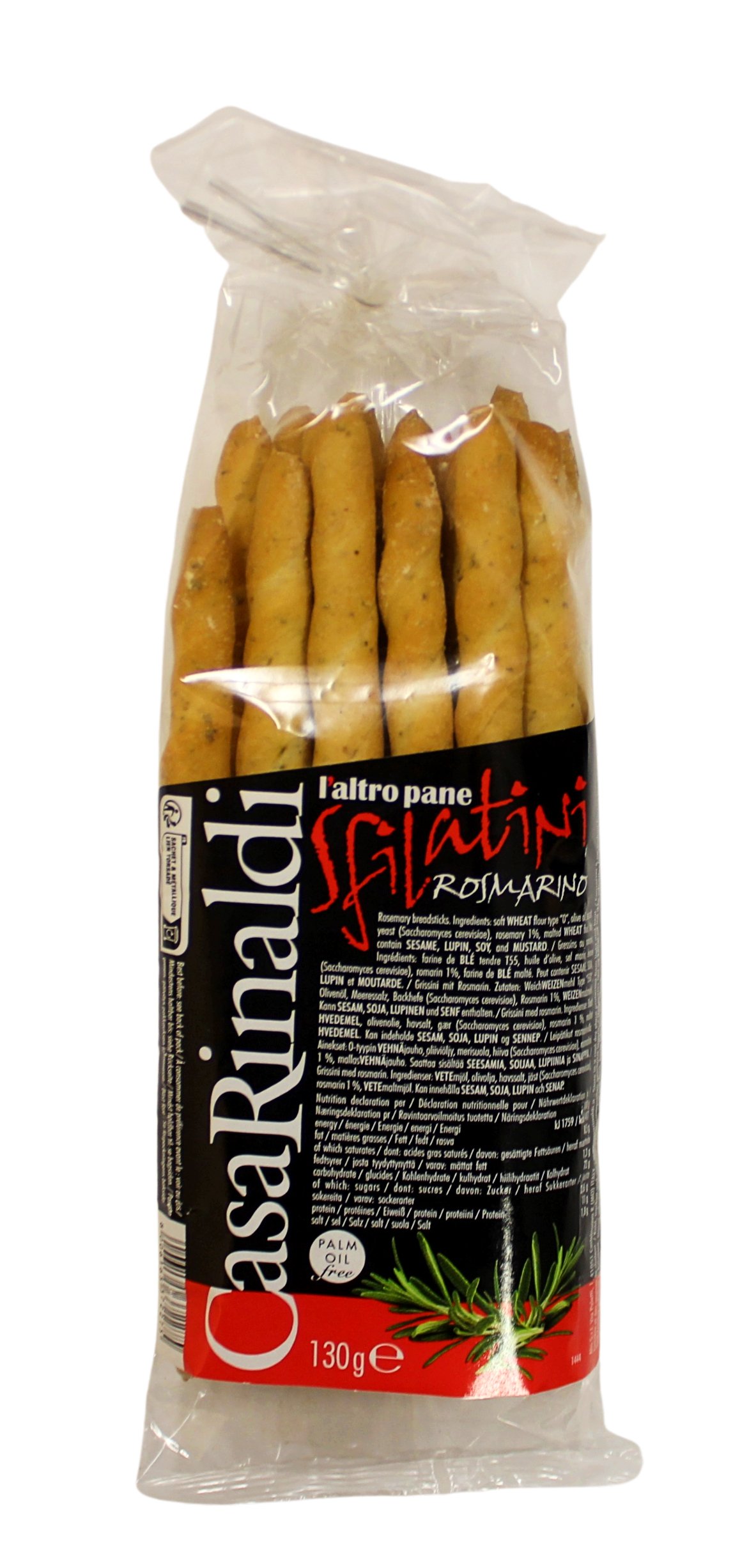 Casa Rinaldi, Sfilatini al Rosmarino130 g, Brot & Knabbern, 0,13 kg