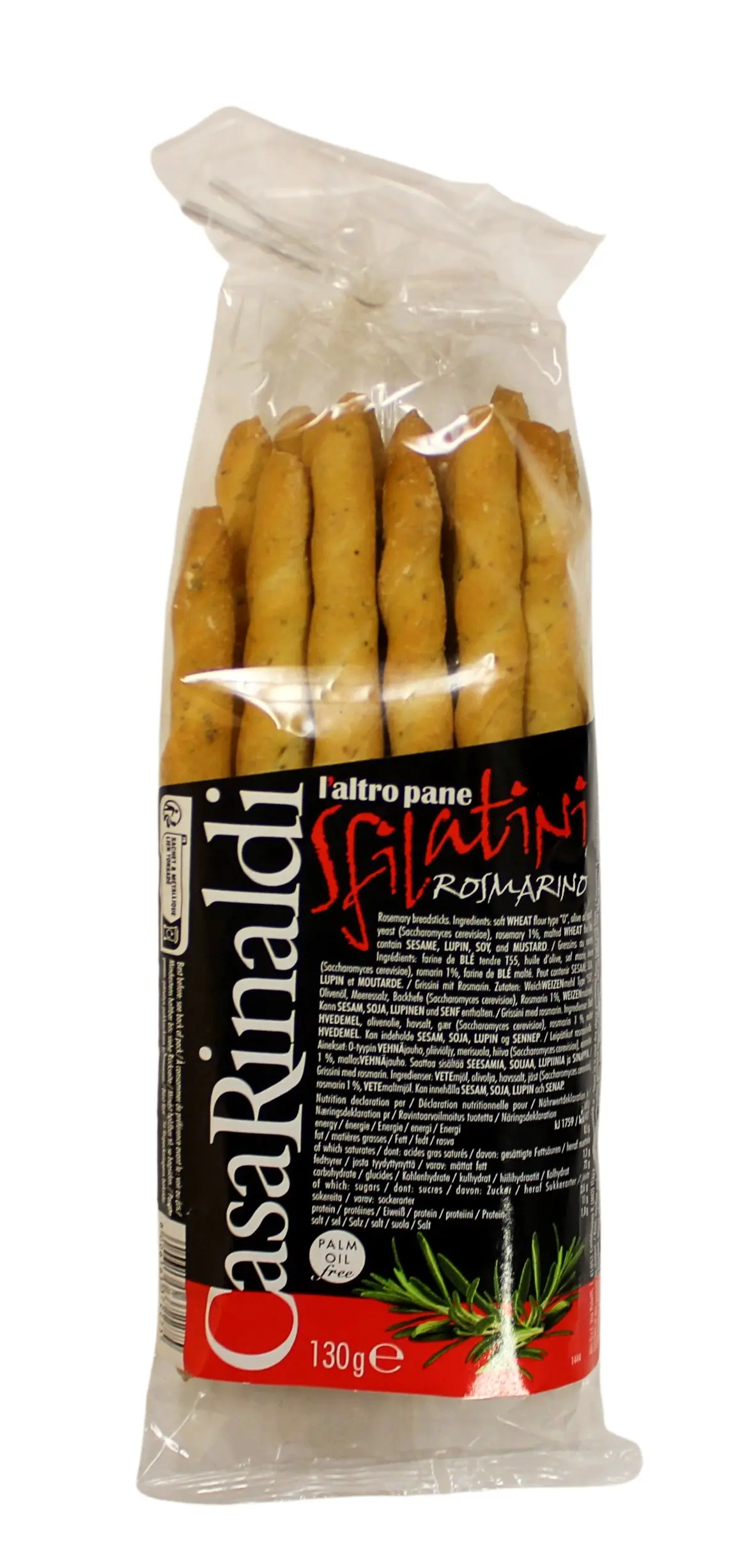 Sfilatini al Rosmarino130 g Sfilatini al Rosmarino130 g