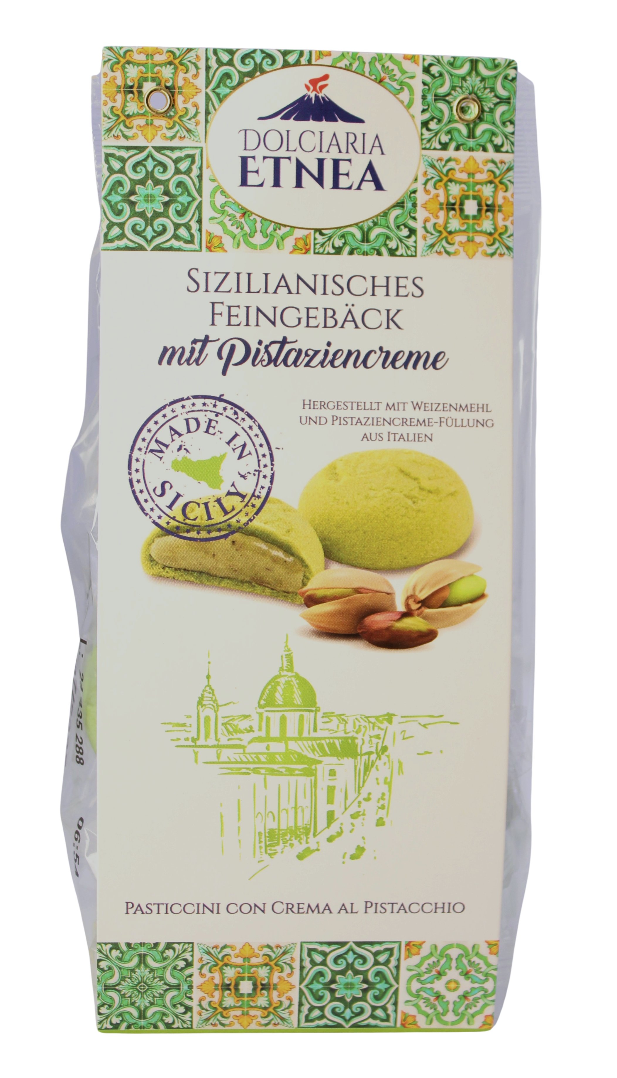 Dolciaria Etnea Pasticcini con Crema di Pistacchio 100 g (27,90 €/kg)