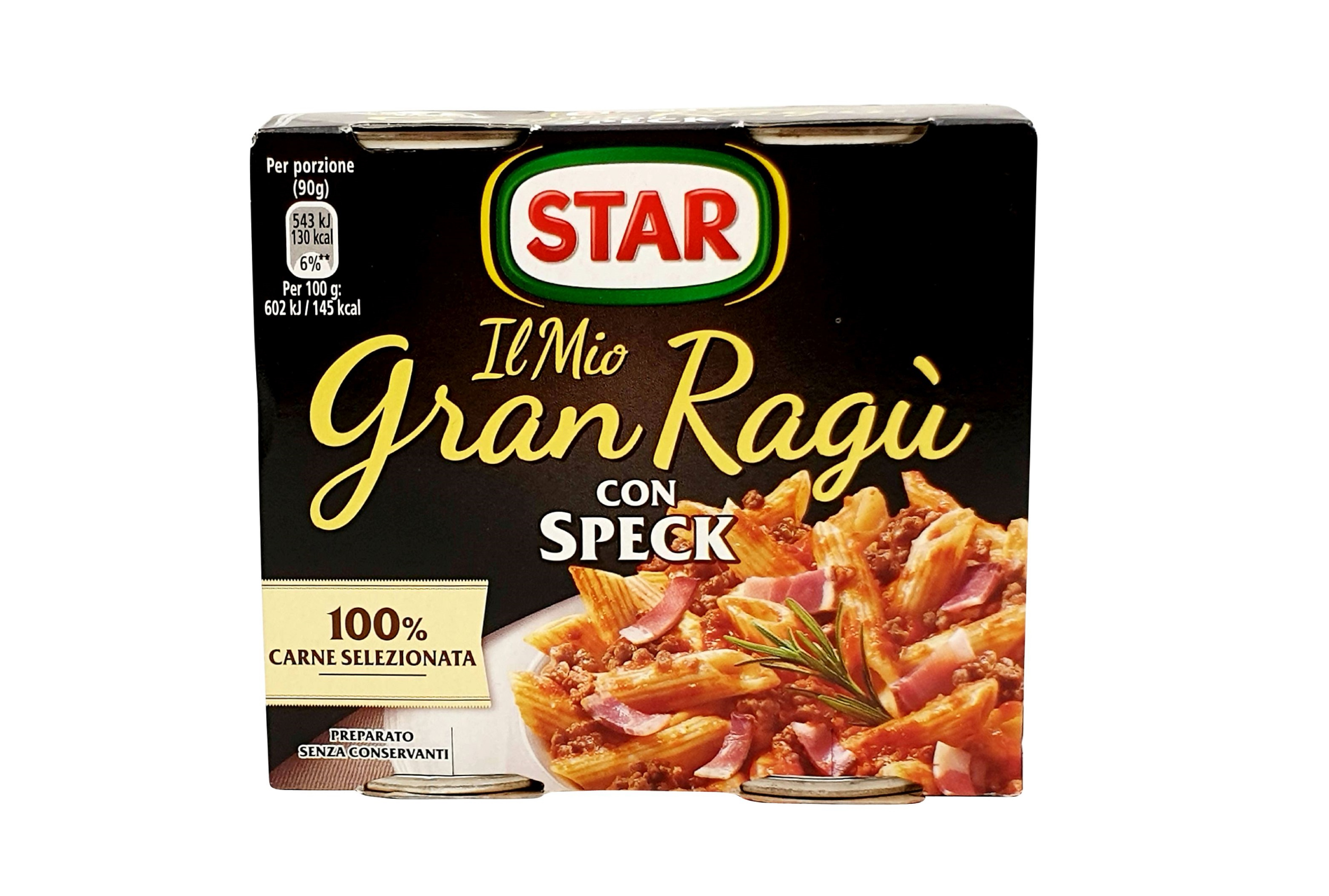 STAR, Il Mio Gran Ragù con Speck (2 x 180g), Saucen & Pesto, 0,36 kg