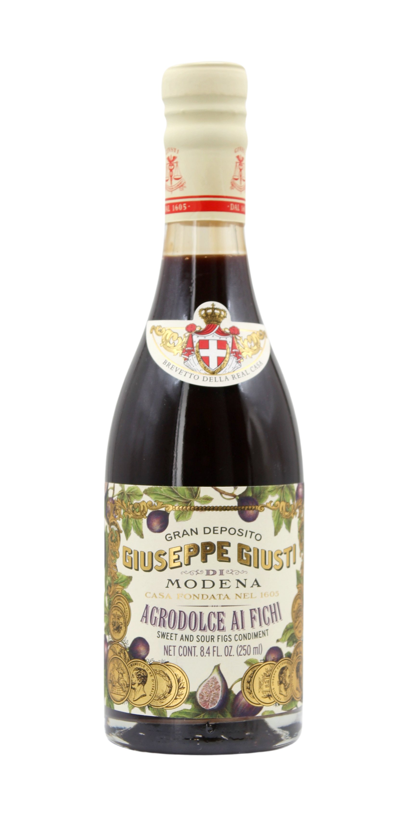 Giusti, Condimento Agrodolce ai Fichi 250 ml, Balsamico & Essig, 0,25 l