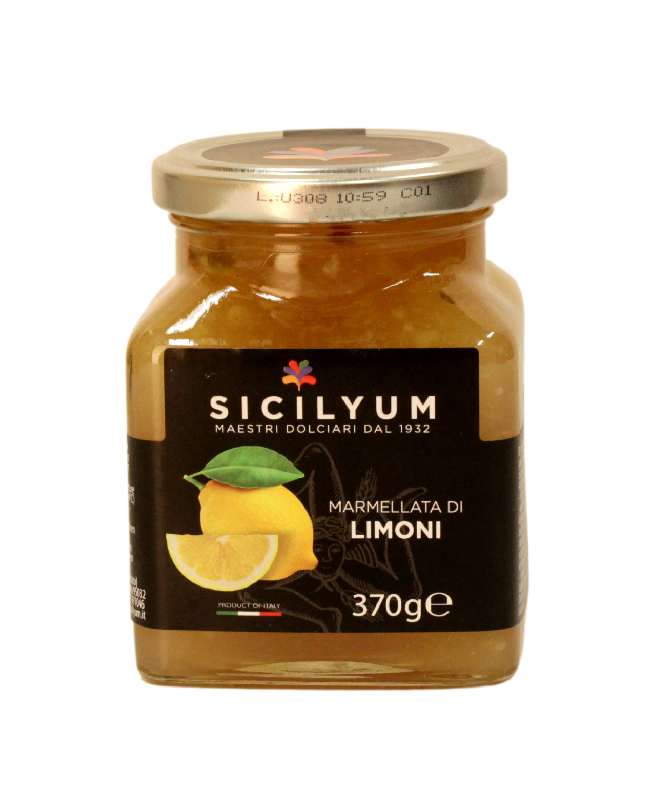 Sicilyum, Marmellata di Limoni di Sicilia 370 g, Süße Aufstriche, 0,37 kg
