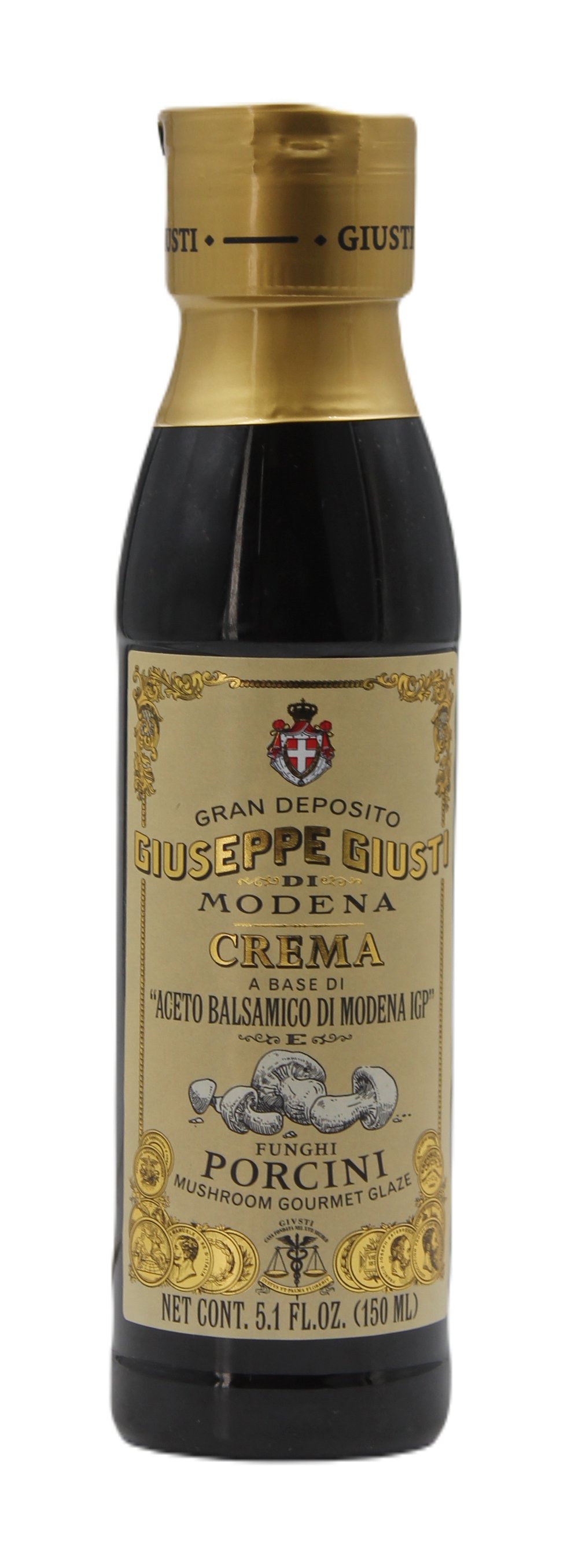 Giusti, Crema a Base di Balsamico Porcini 150 ml, Balsamico & Essig, 0,15 l