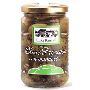 (22,38 €/kg) Casa Rinaldi Olive Preziose con Mandorle