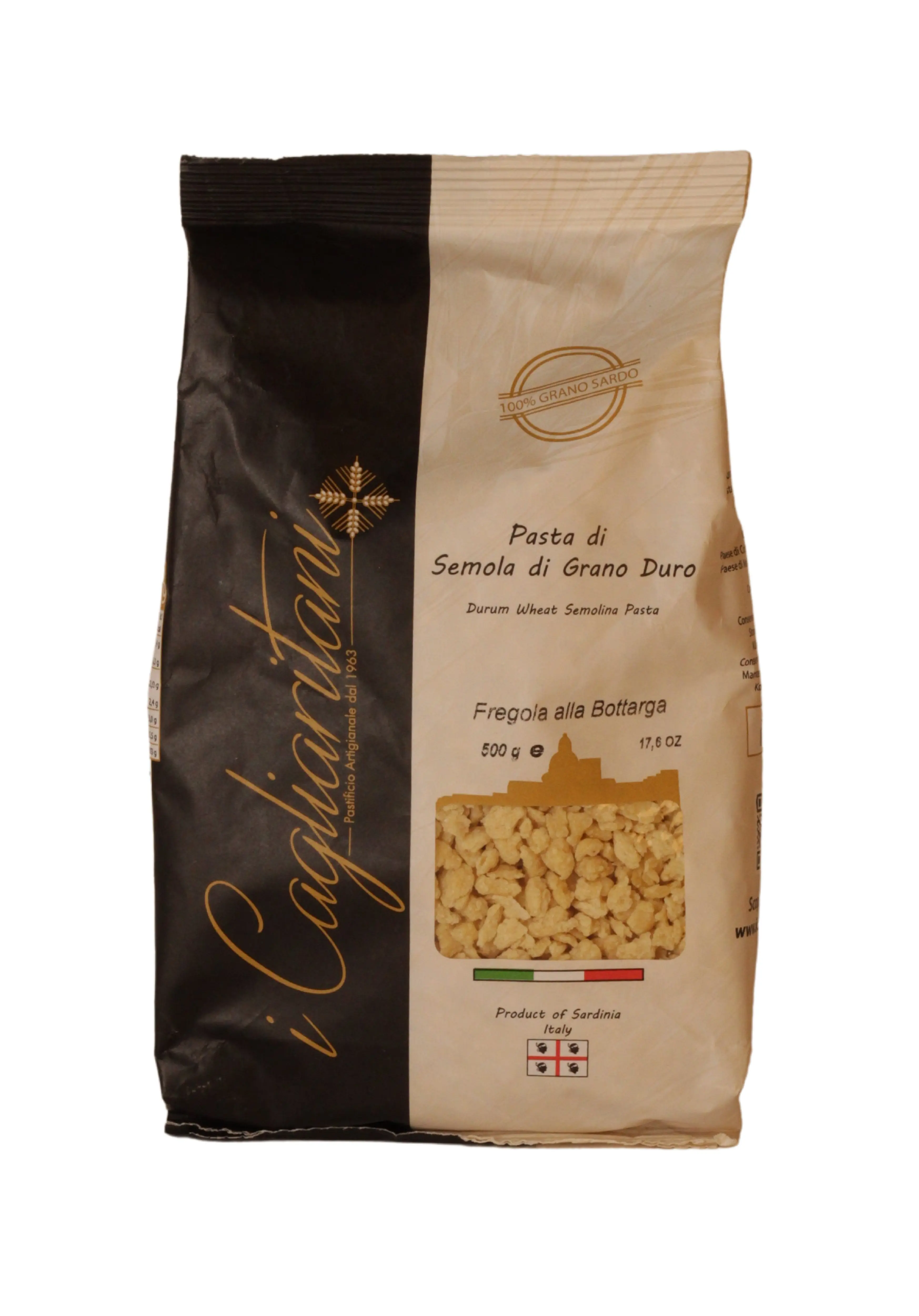 Fregola alla Bottarga 100% Grano Sardo 500 g Fregola alla Bottarga 100% Grano Sardo 500 g
