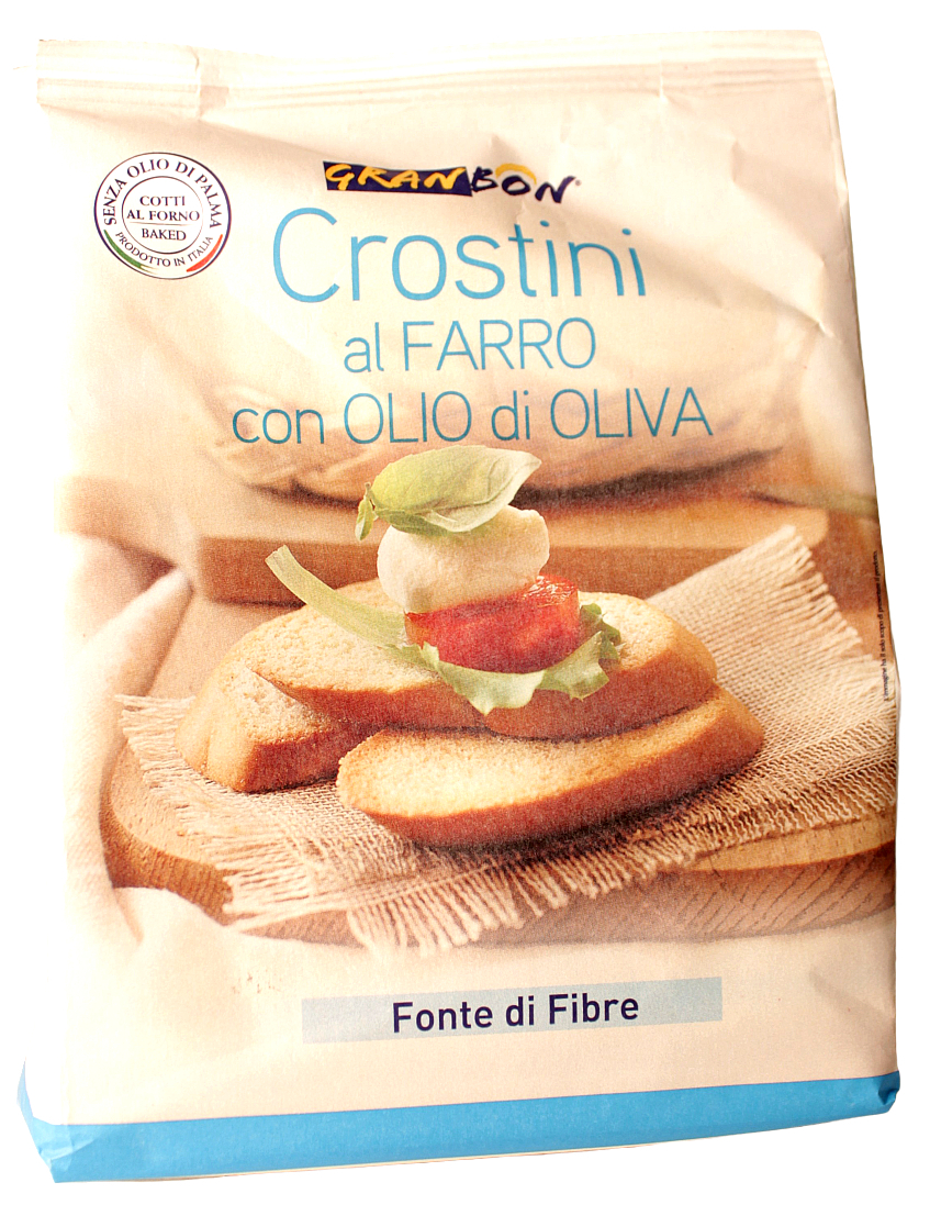 Granbon, Crostini al Farro 200 g, Brot & Knabbern, 0,2 kg