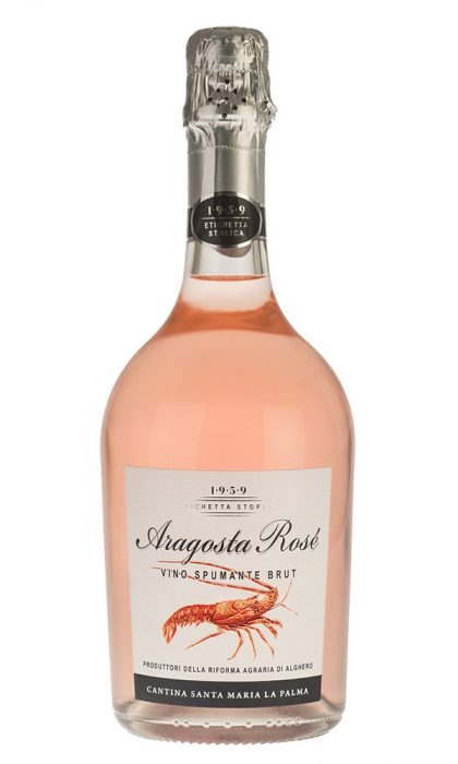 Santa Maria La Palma, Aragosta Rosé Vino Spumante Brut, Spumante, 0,75 l