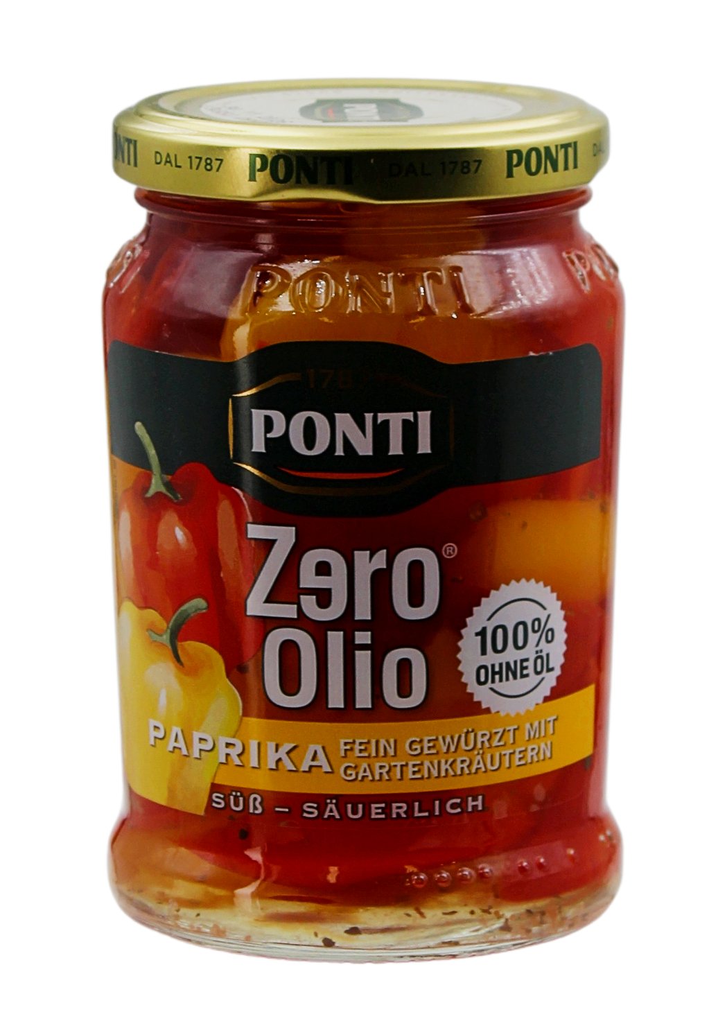 Ponti, Peperoni Grigliati Zero Olio 290 g, Antipasti, 0,17 kg