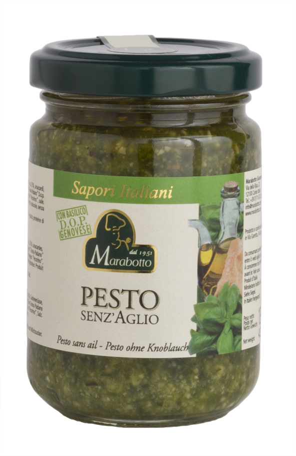 (36,85 €/kg) Marabotto Pesto senza Aglio con Basilico Genovese 130g