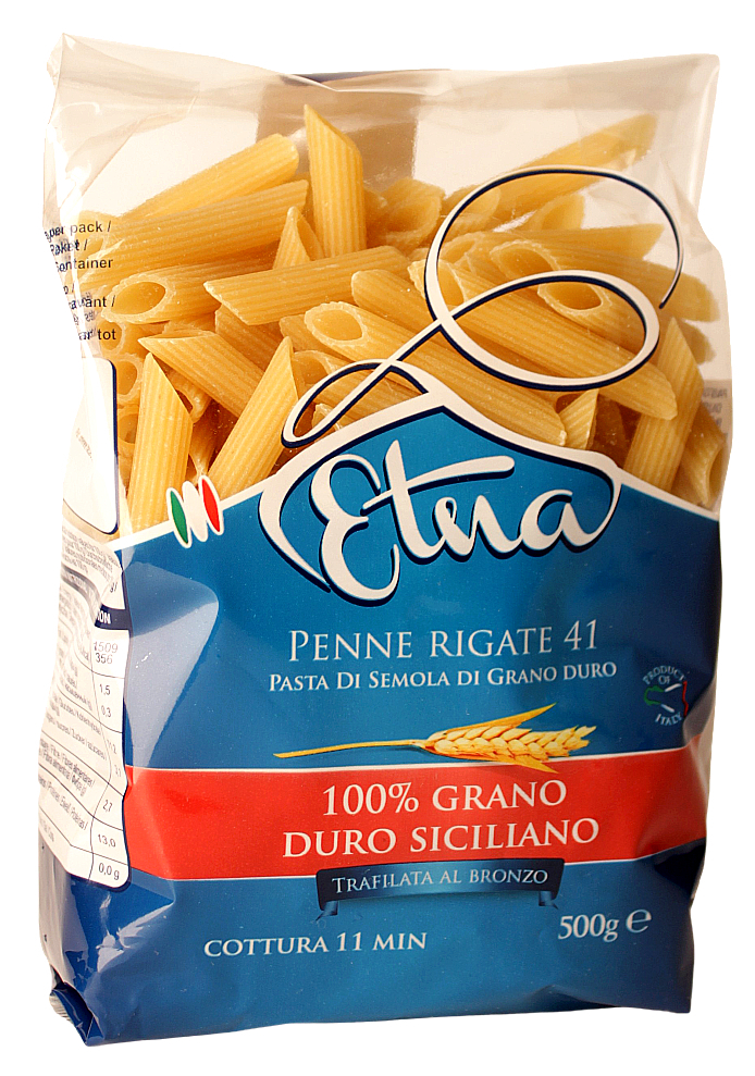 Etna, Penne Rigate  N°41 500 g, Pasta, 0,5 kg
