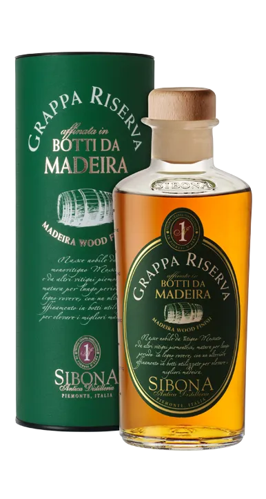 Antica Distilleria Sibona, Grappa Riserva Botti da Madeira, Grappa, 0,5 l