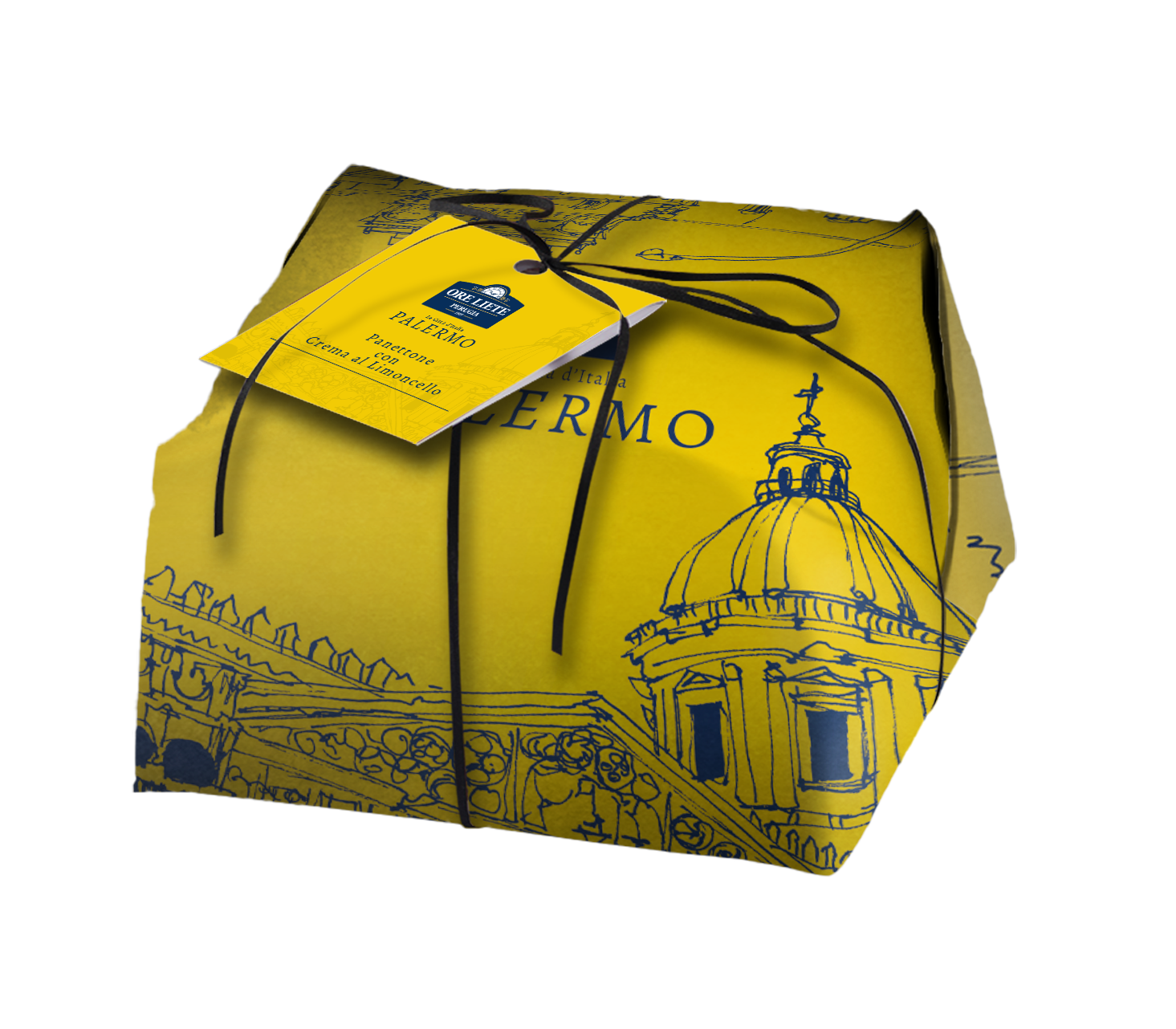 Panettone Palermo con Crema al Limoncello 750 g
