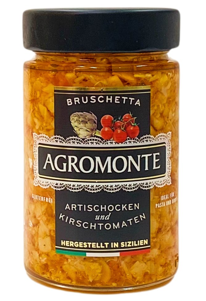 Agromonte Bruschetta Carciofi e Peperoni 200 g (22,45 €/kg)