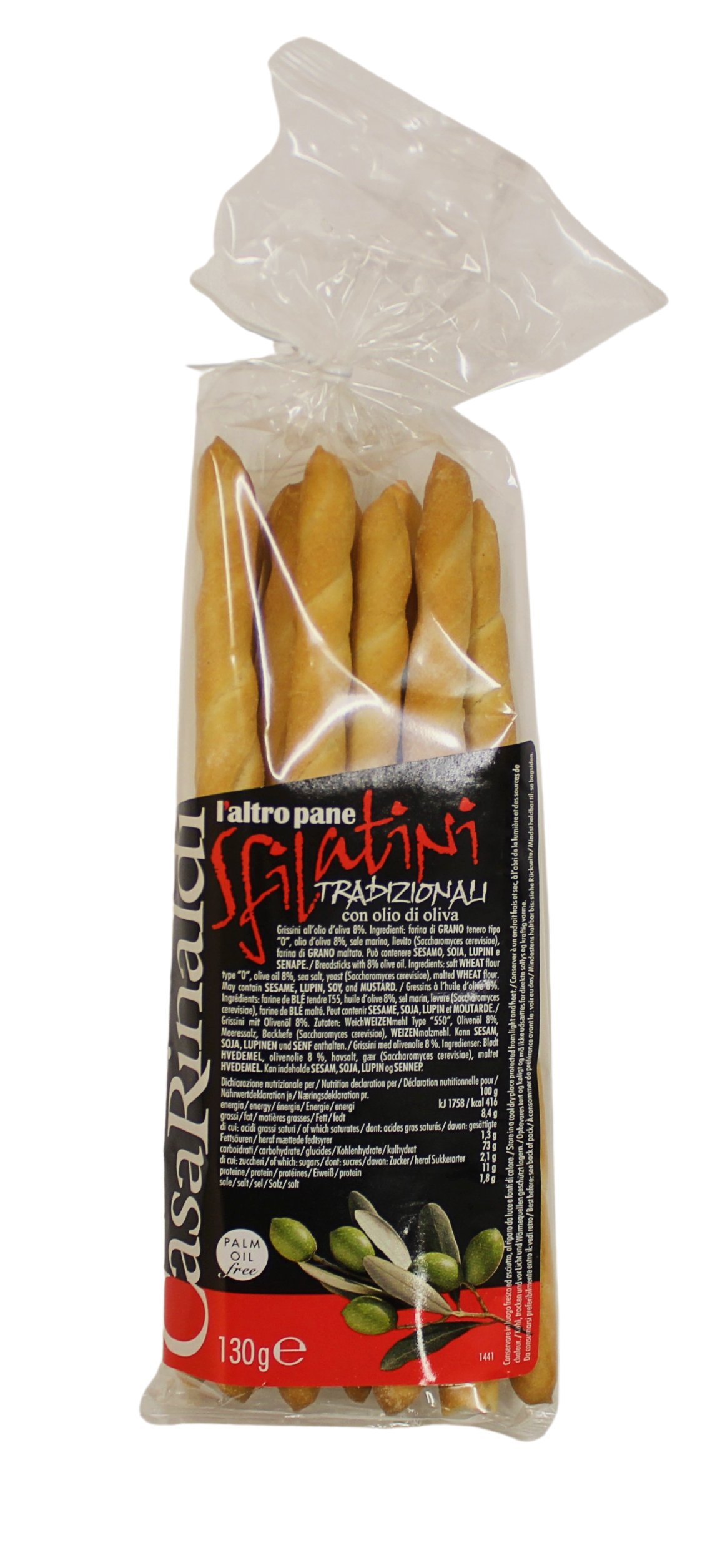 (19,92 €/kg) Casa Rinaldi Sfilatini Tradizionali 130 g