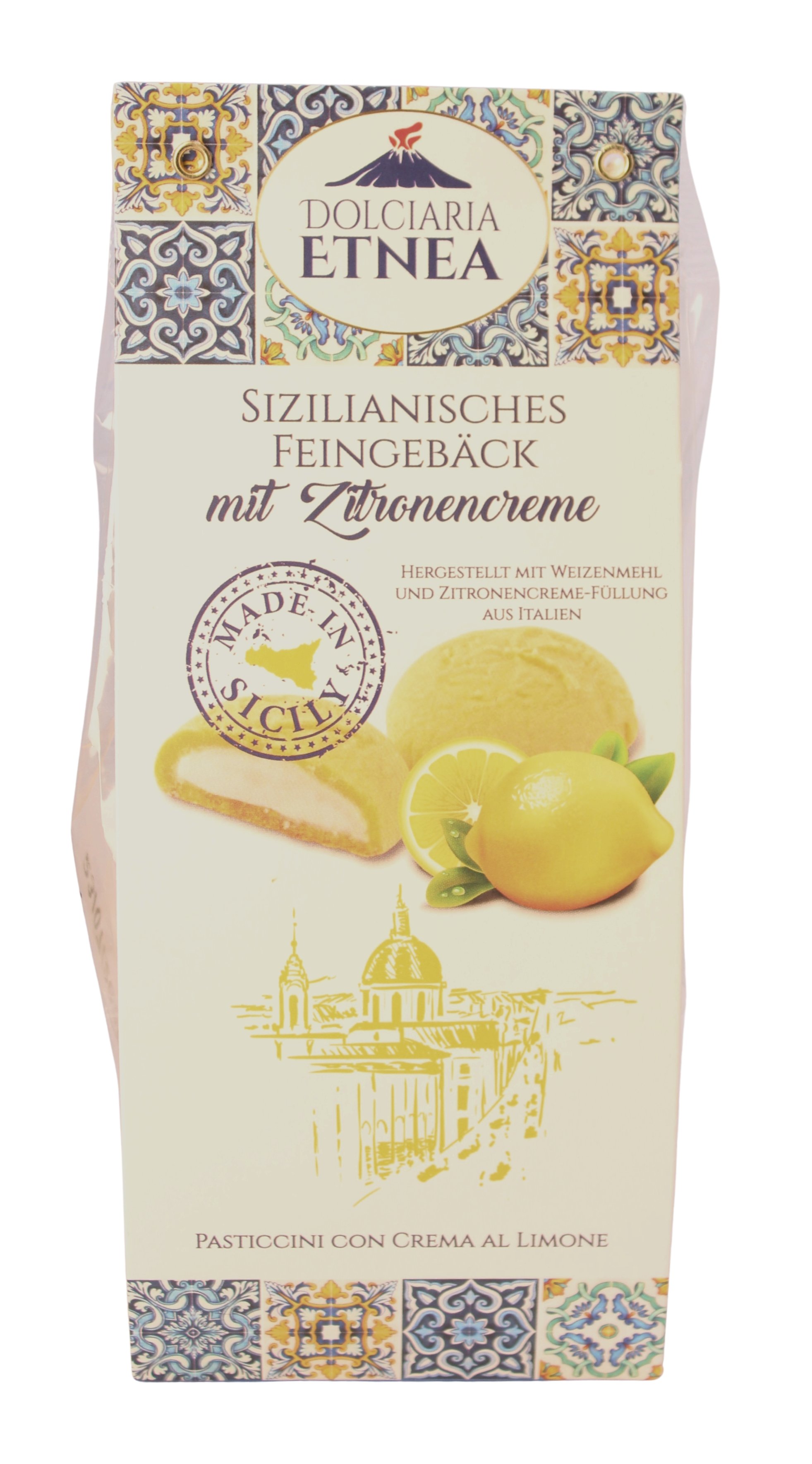 Dolciaria Etnea, Pasticcini con Crema al Limone 100 g , Süßwaren, 0,1 kg