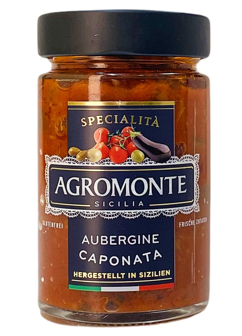 Agromonte, Caponata di Melanzane 200 g, Saucen & Pesto, 0,2 kg