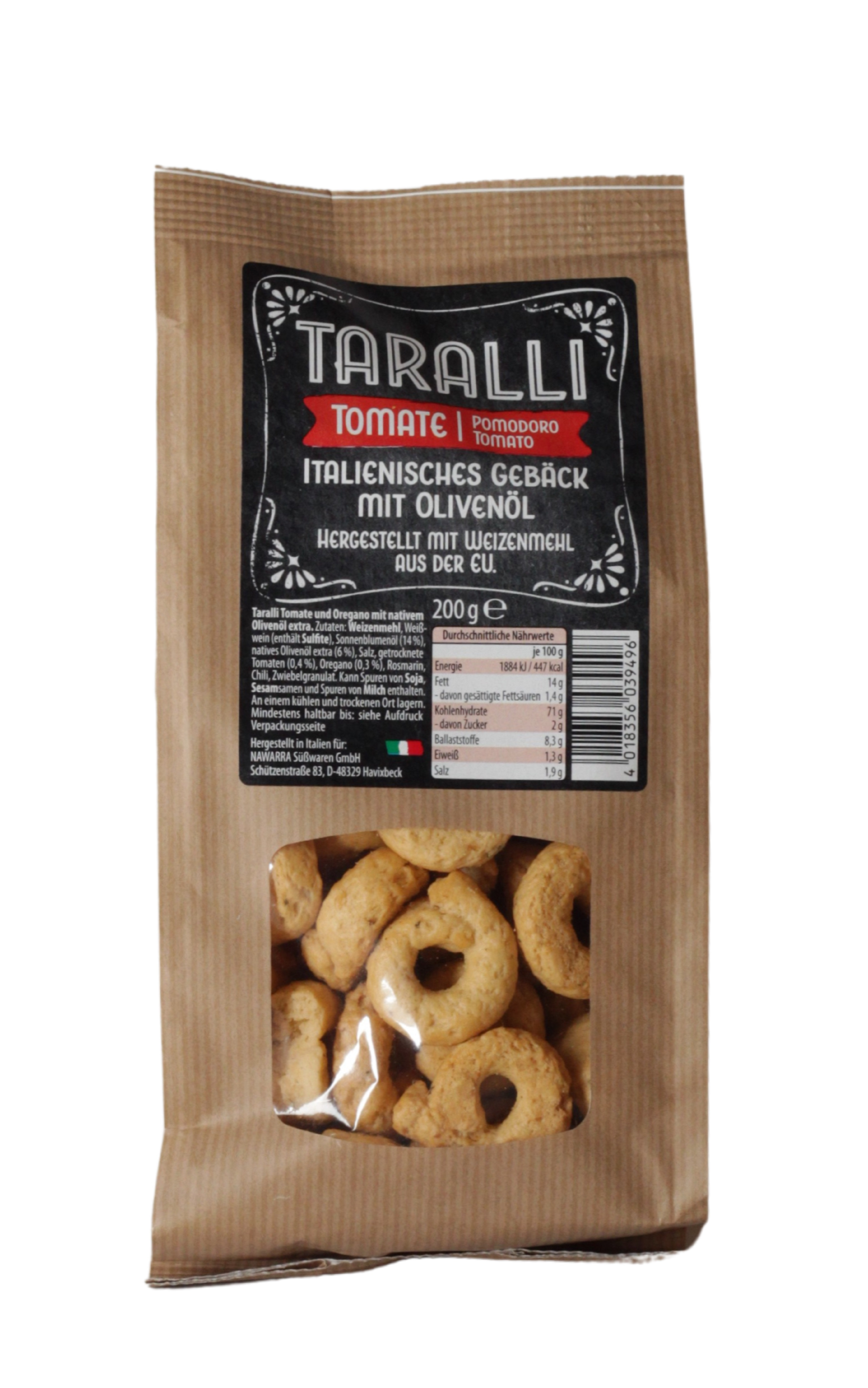 (8,95 €/kg) Nawarra Taralli Pomodoro 200 g