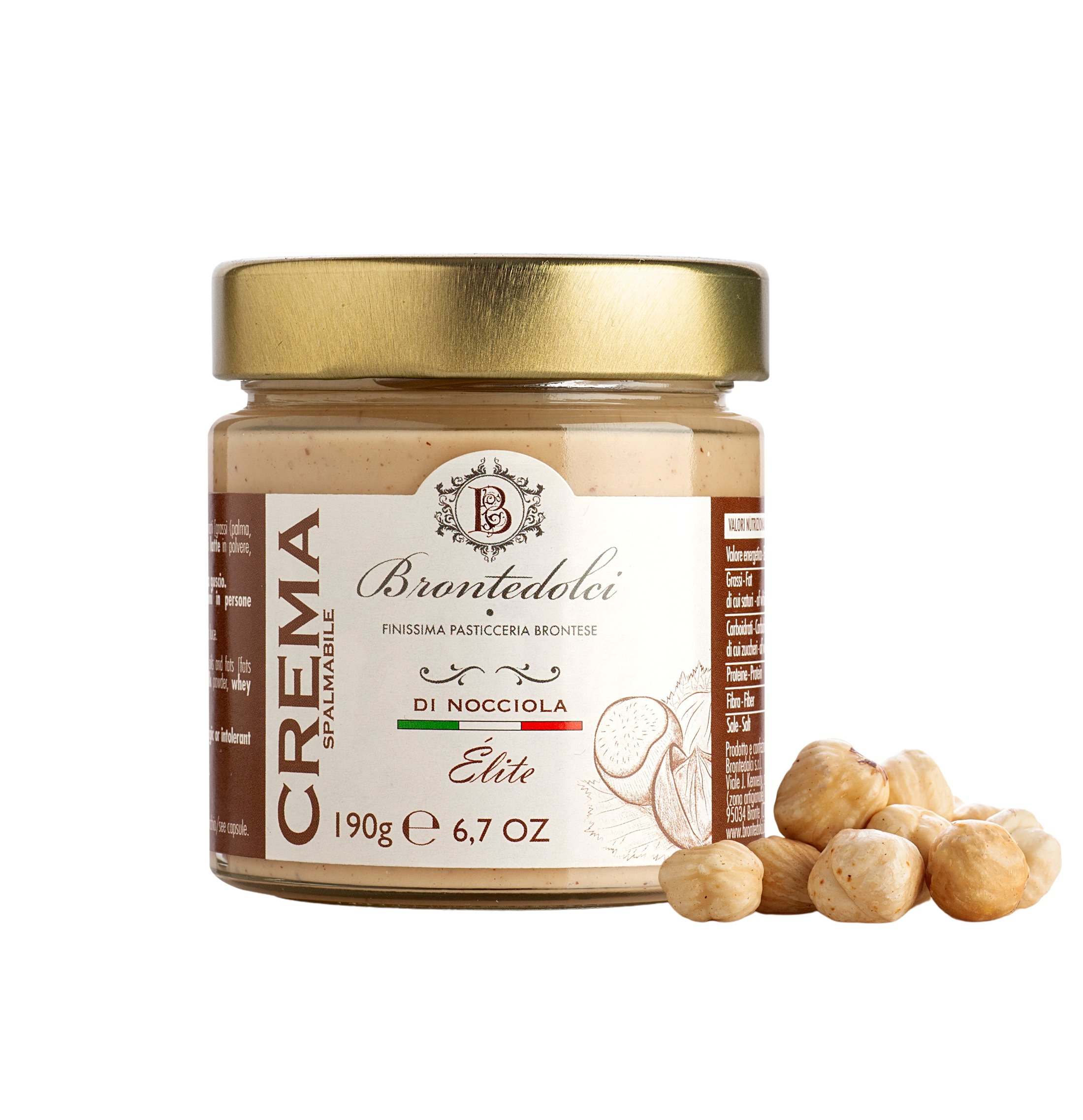 Brontedolci Crema di Nocciola 190 g (24,16 €/kg)