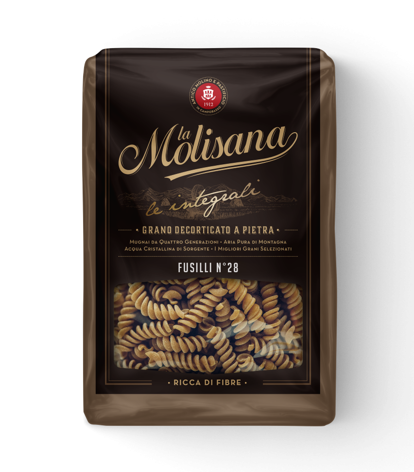 La Molisana, Fusilli N°28 Le Integrali, Pasta, 0,5 kg