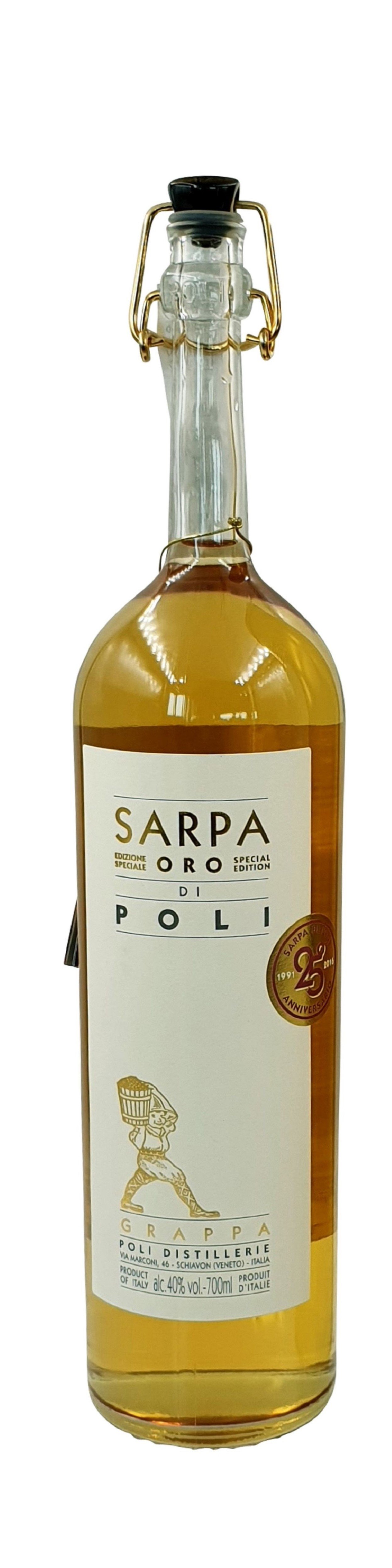 (54,27 €/l) Poli Grappa Sarpa Oro di Poli