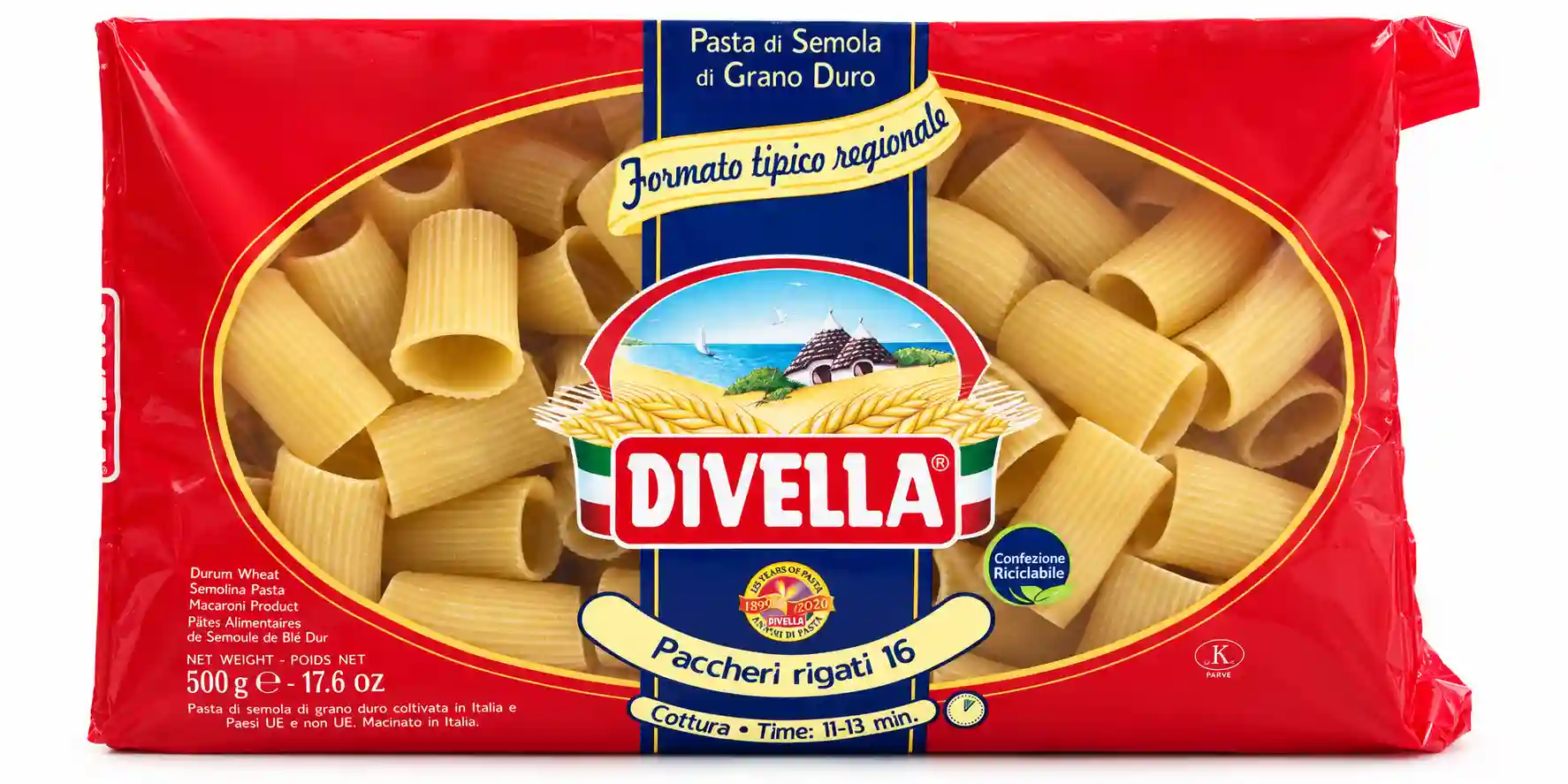 Paccheri Rigati N°16 500g