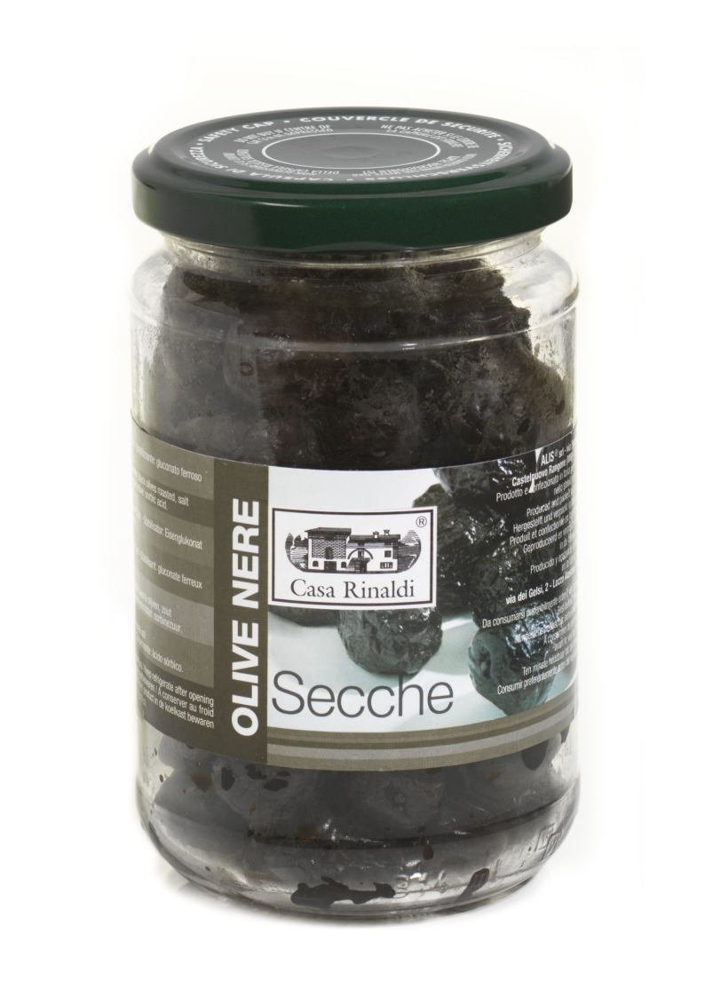 Casa Rinaldi Olive Nere Secche 170g (19,35 €/kg)