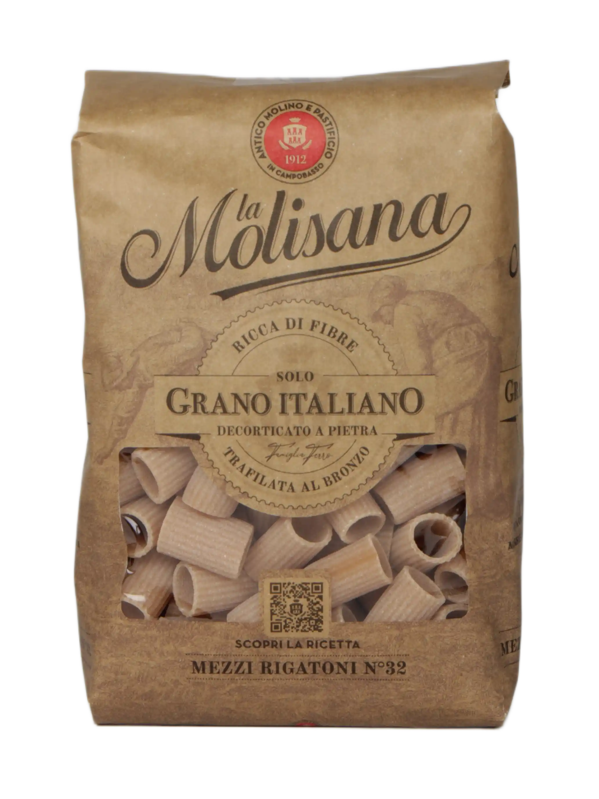 (3,98 €/kg) La Molisana Mezzi Rigatoni N°32 Le Integrali