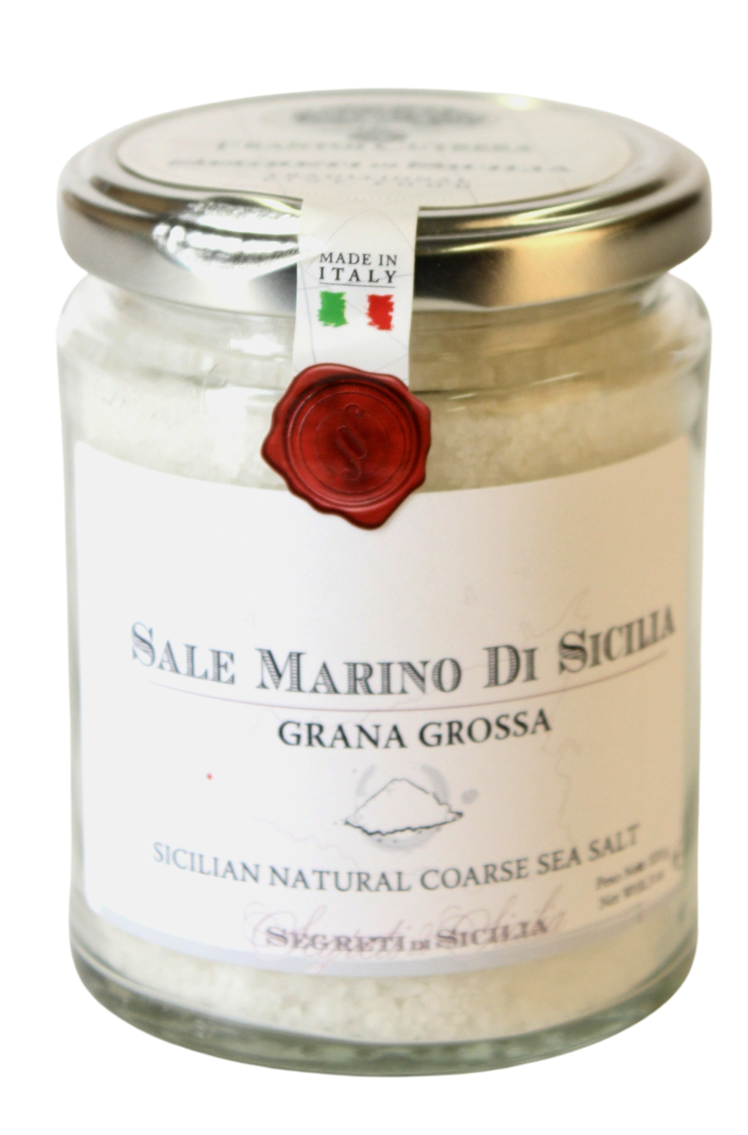Segreti di Sicilia, Sale Marino di Sicilia Grana Grosso 320 g, Gewürze, 0,32 kg