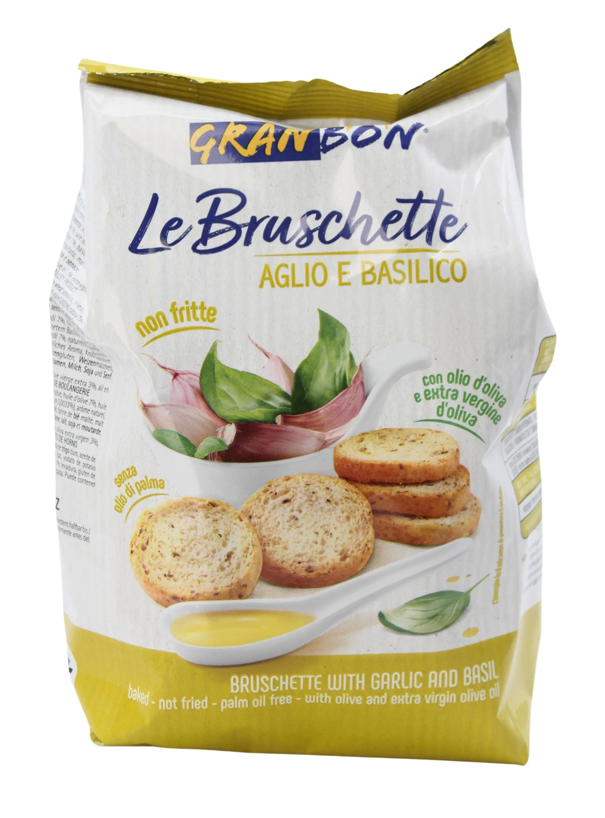 Le Bruschette Aglio e Basilico 150 g Le Bruschette Aglio e Basilico 150 g