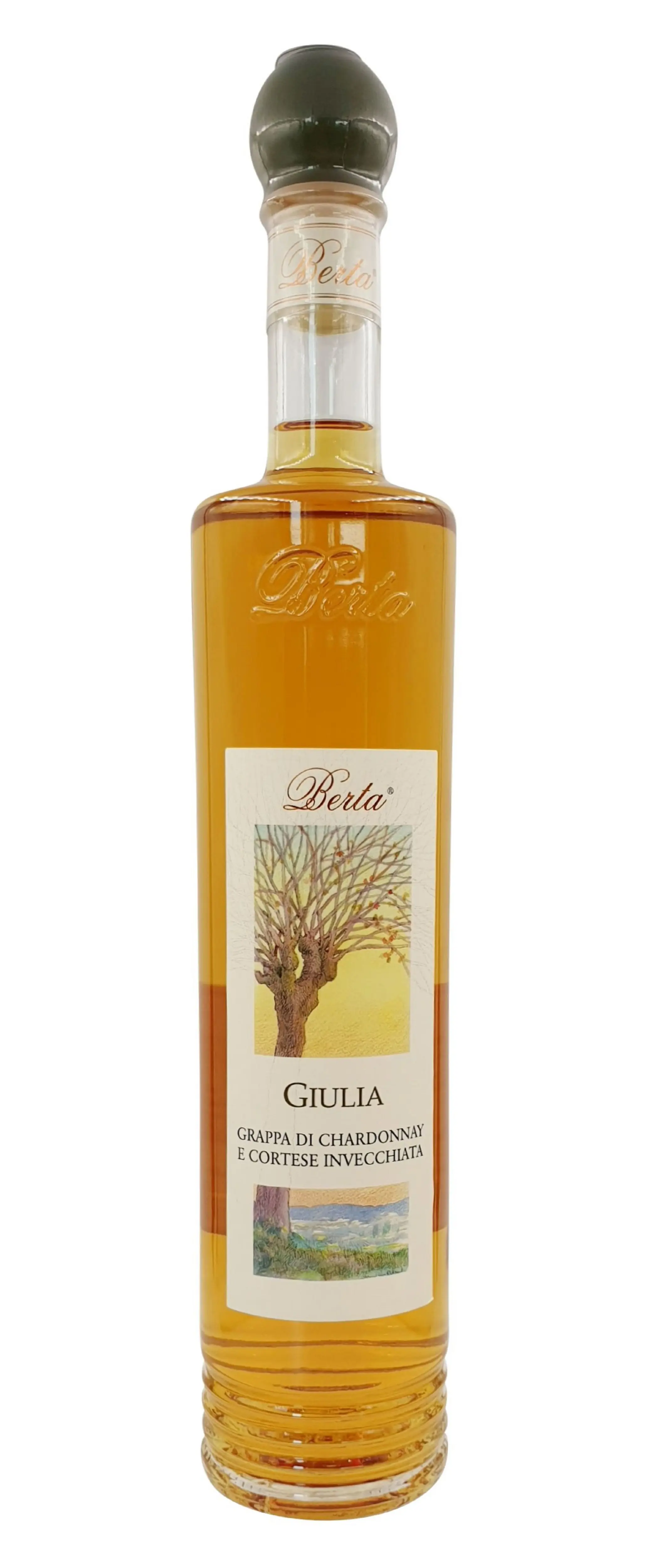 Grappa Giulia di Chardonnay e Cortese Invecchiata Grappa Giulia di Chardonnay e Cortese Invecchiata