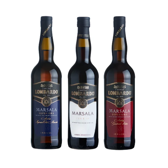 Likörweinpaket Lombardo Marsala Weine (3 x 0,75l) Likörweinpaket Lombardo Marsala Weine (3 x 0,75l)