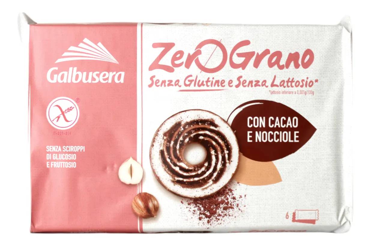 ZeroGrano Frollini con Cacao e Nocciole 220 g ZeroGrano Frollini con Cacao e Nocciole 220 g