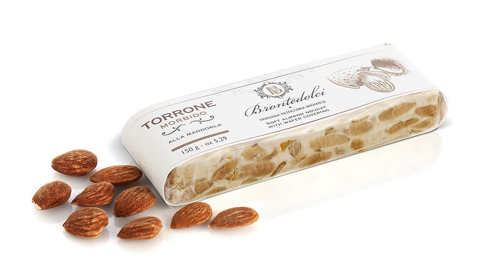 Brontedolci, Torrone Morbido alla Mandorla 150 g, Süßwaren, 0,15 kg