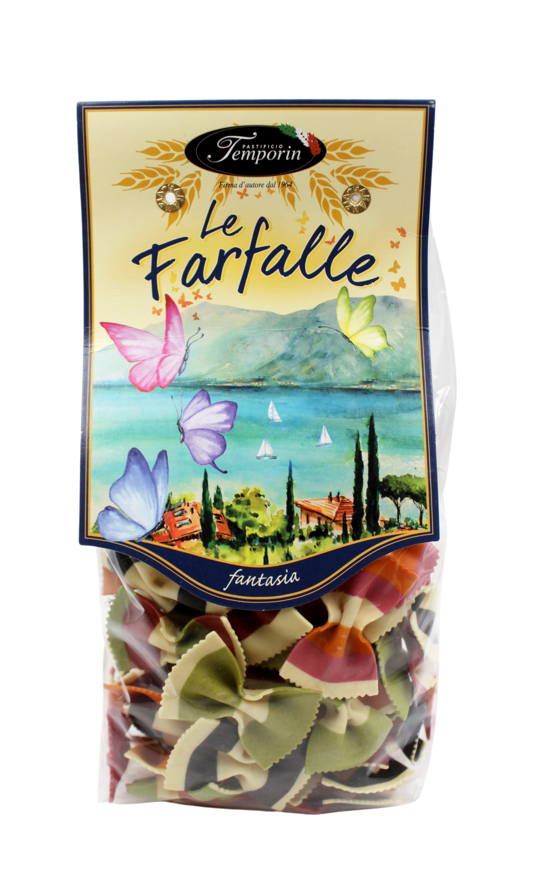 Pastificio Temporin, Farfalle Fantasia 250 g, Pasta, 0,25 kg