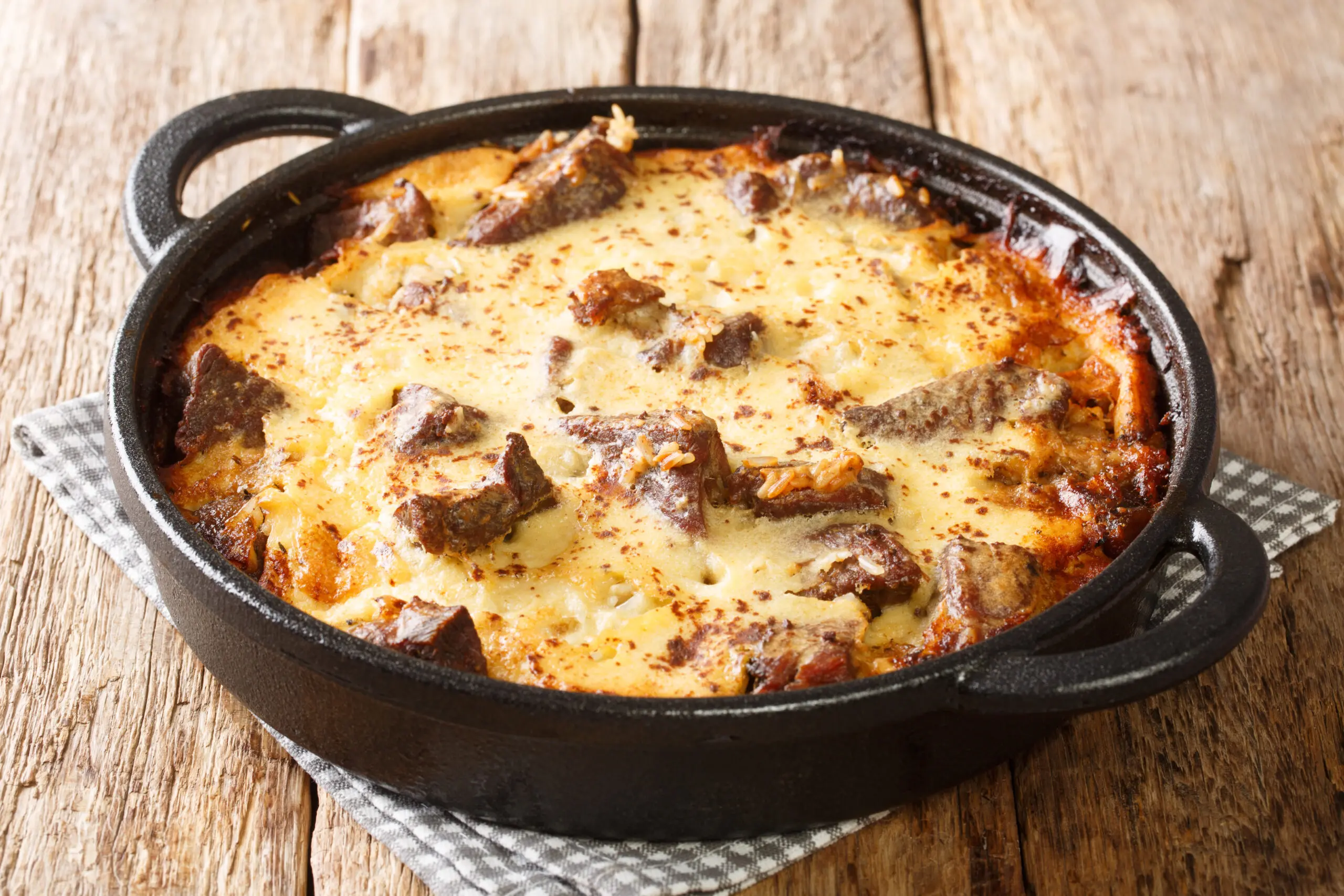 Agnello cacio e uova &#8211; Lamm mit Käse und Ei