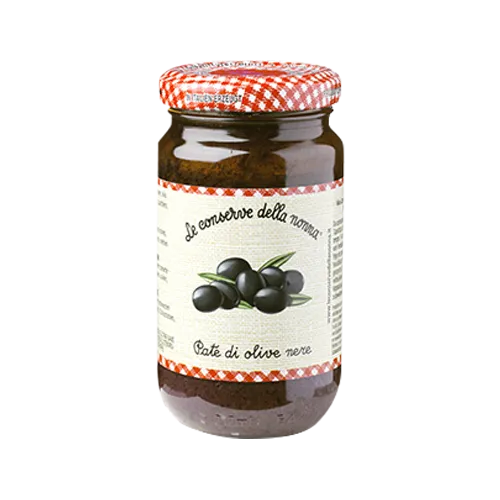 Le Conserve della Nonna, Paté di Olive Nere, Antipasti, 0,19 kg