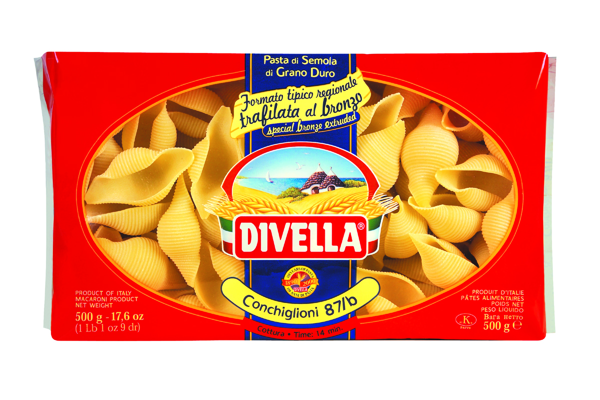 Divella Conchiglioni N°87b (4,98 €/kg)