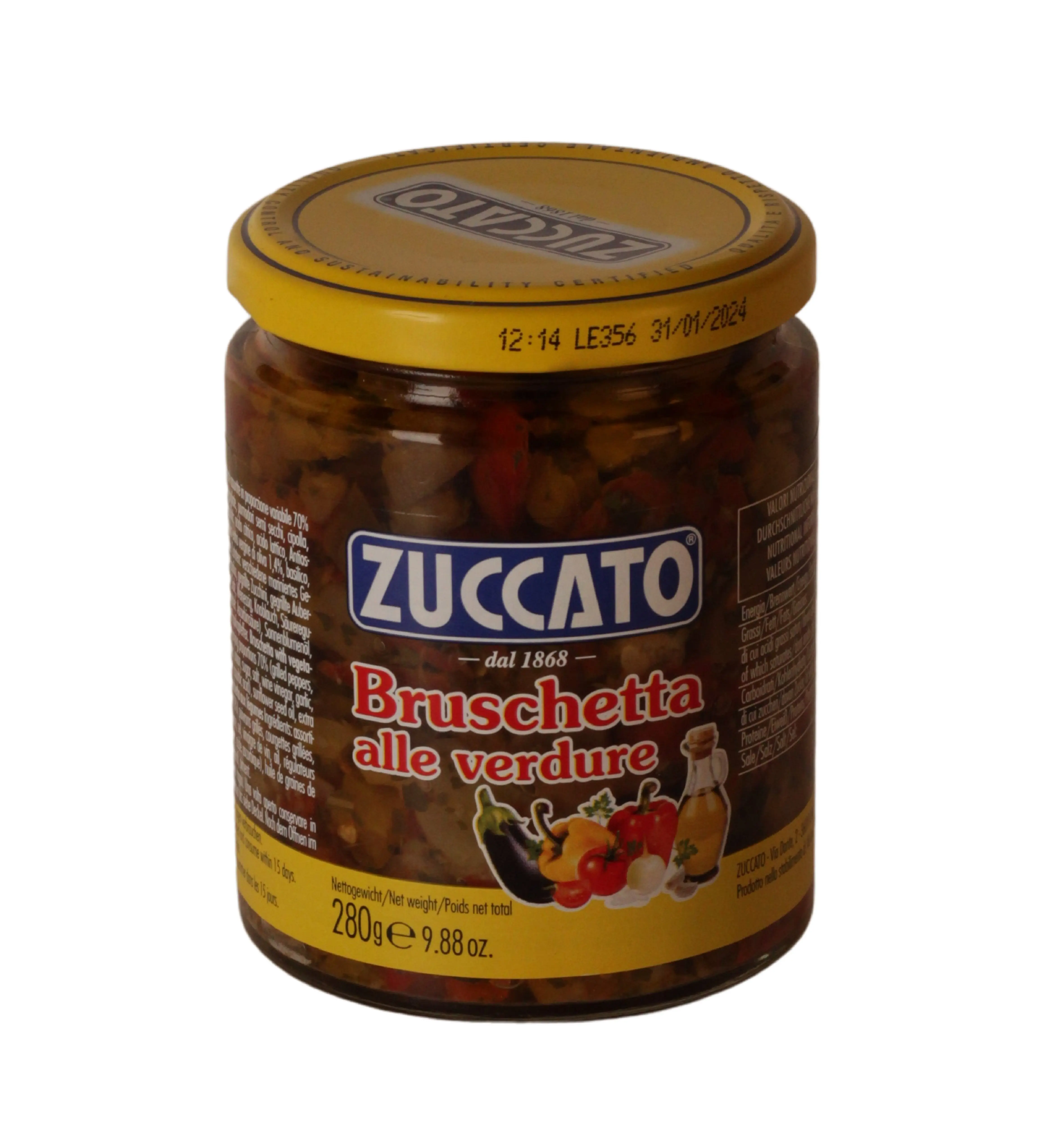 Bruschetta alle Verdure 280 g Bruschetta alle Verdure 280 g