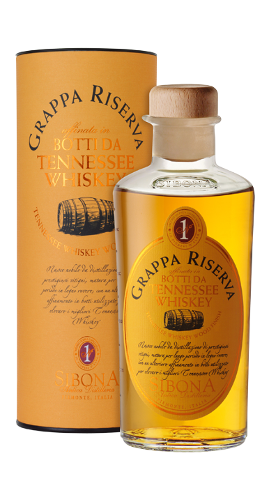 (57,98 €/l) Antica Distilleria Sibona Grappa Riserva Botti da Tennessee Whiskey