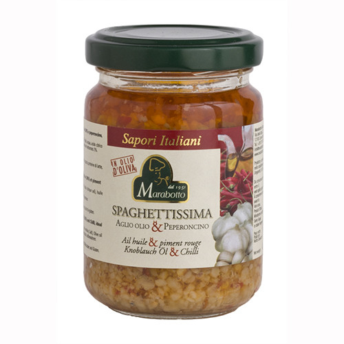 Marabotto, Spaghettissima Aglio, Olio e Peperoncino 130 g, Saucen & Pesto, 0,13 kg