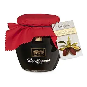 Olive Nere Bella di Cerignola La Gigante 580 g Olive Nere Bella di Cerignola La Gigante 580 g